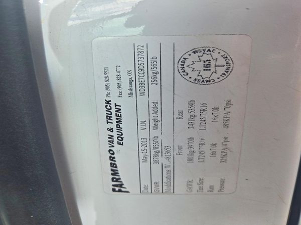 2013 MERCEDES-BENZ SPRINTER Standard / High