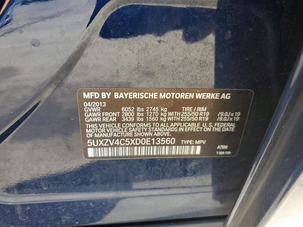 2013 BMW X5 xDrive35i