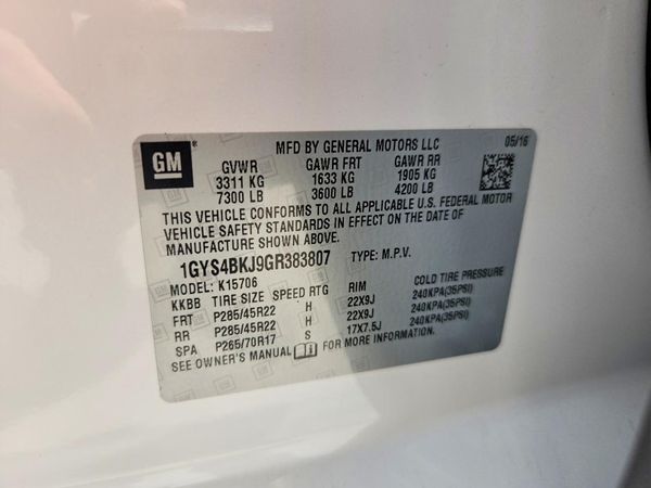 2016 CADILLAC ESCALADE Luxury