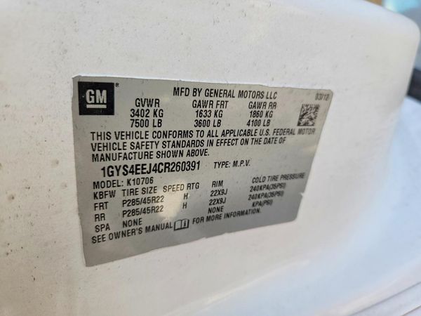 2012 CADILLAC ESCALADE Hybrid