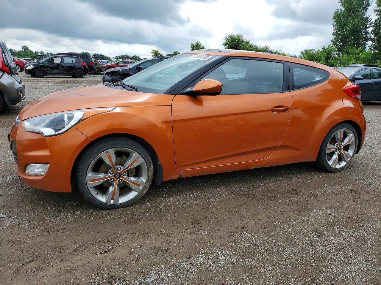 2012 HYUNDAI VELOSTER GLS(Middle grade) — Front 3/4