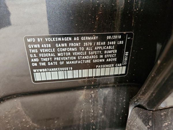 2019 VOLKSWAGEN ARTEON