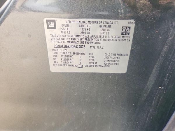 2013 CHEVROLET EQUINOX