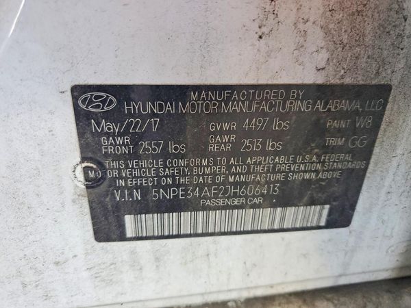 2018 HYUNDAI SONATA