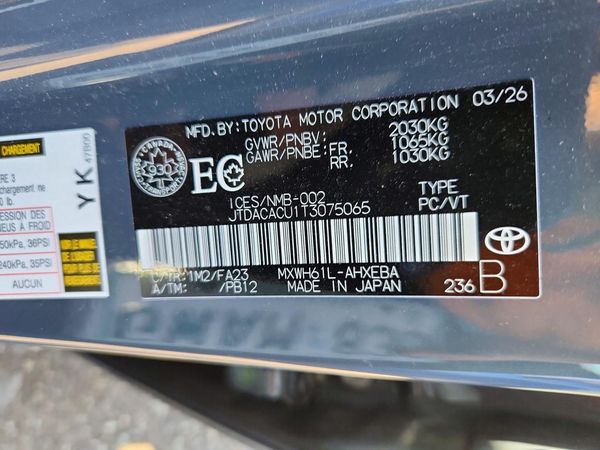 2026 TOYOTA PRIUS