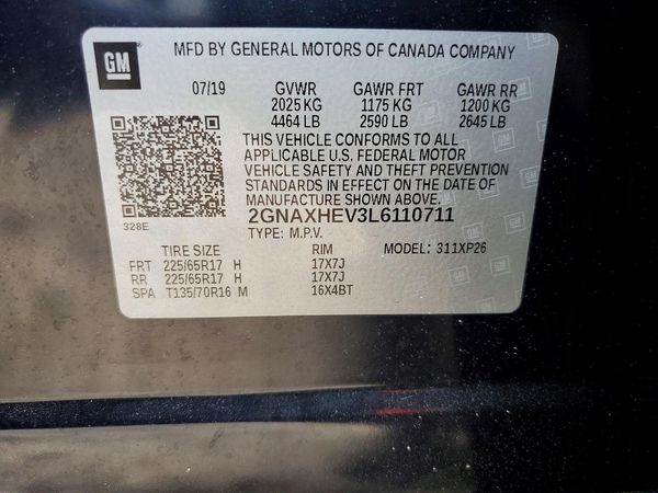 2020 CHEVROLET EQUINOX LS