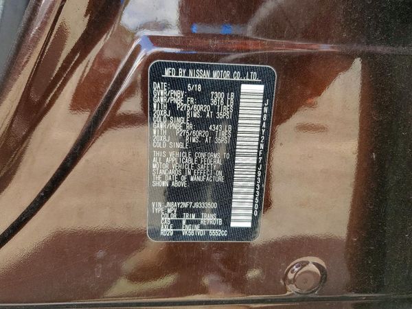 2018 NISSAN ARMADA