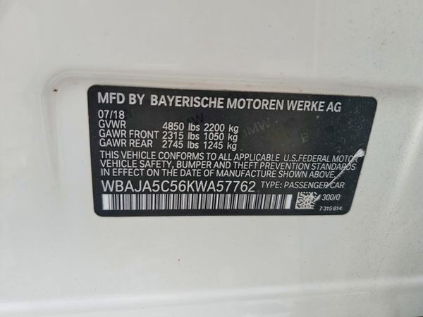2019 BMW 530