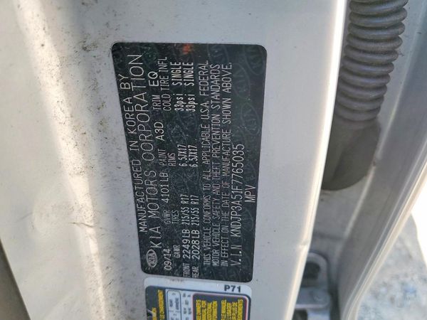 2015 KIA SOUL GLS(Middle grade)
