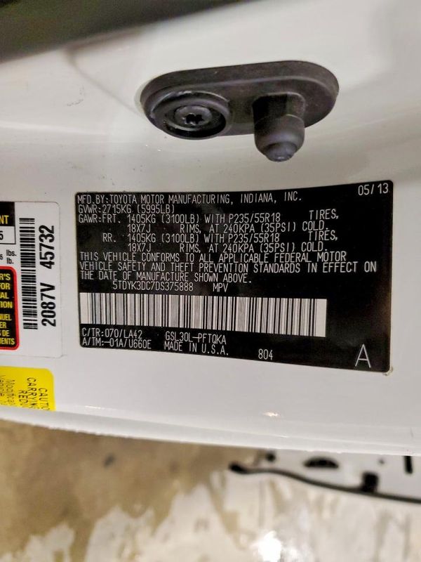 2013 TOYOTA SIENNA