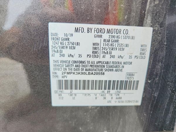 2020 FORD EDGE Titanium