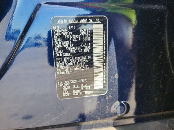 2015 INFINITI QX80