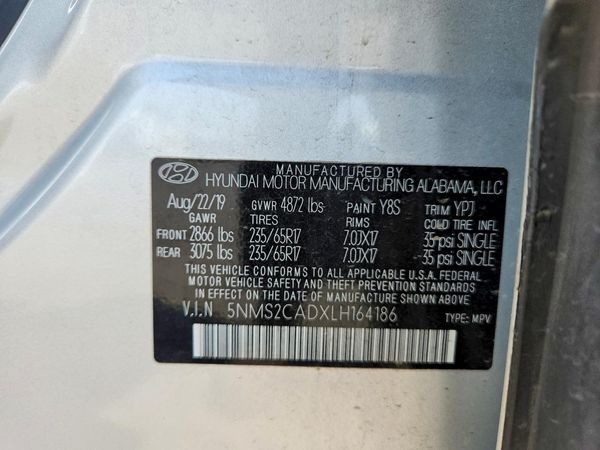 2020 HYUNDAI SANTA FE SE