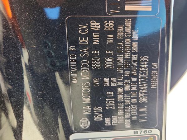 2018 KIA FORTE LX Base