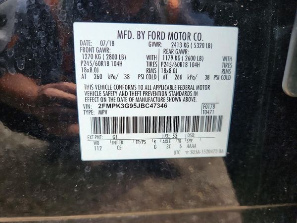2018 FORD EDGE SE