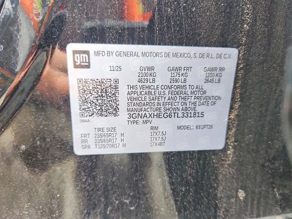 2026 CHEVROLET EQUINOX 1LT