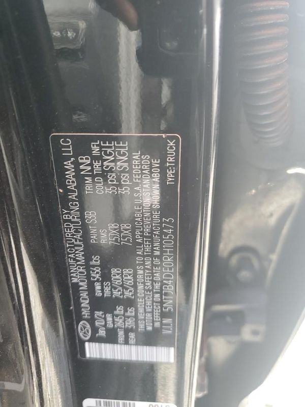 2024 HYUNDAI SANTA CRUZ SEL Base