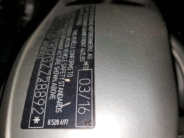 2016 BMW K1600 Exc