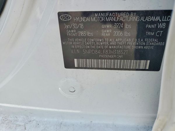 2018 HYUNDAI ELANTRA