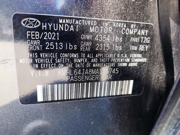2021 HYUNDAI SONATA SEL
