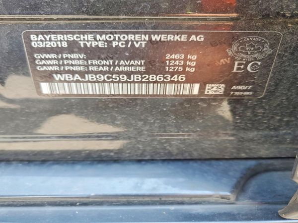 2018 BMW M550XI