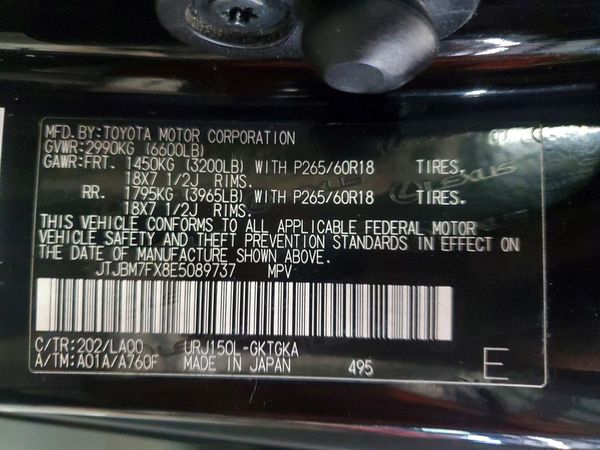2014 LEXUS GX 460 Base