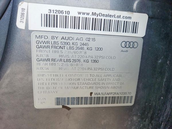 2015 AUDI Q5 Premium Plus