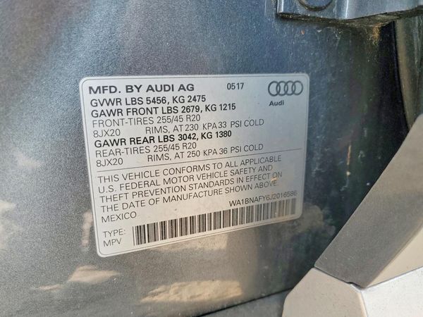2018 AUDI Q5 quattro Premium Plus