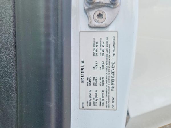 2019 TESLA MODEL 3