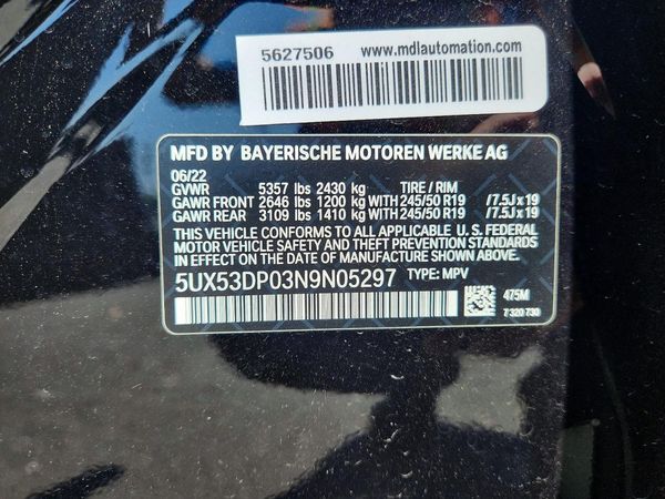 2022 BMW X3