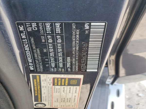 2012 MERCEDES-BENZ ML ML350 BLUETEC 4-MATIC