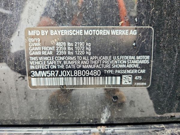 2020 BMW 330I