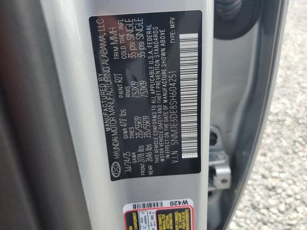 2025 HYUNDAI TUCSON Limited