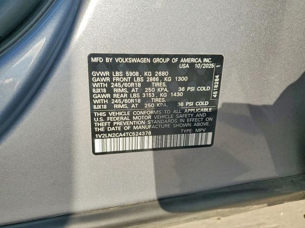 2026 VOLKSWAGEN ATLAS 4Motion SE