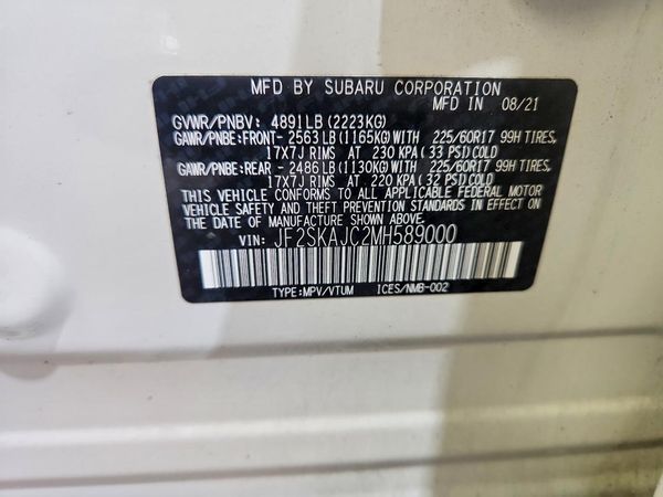 2021 SUBARU FORESTER Premium