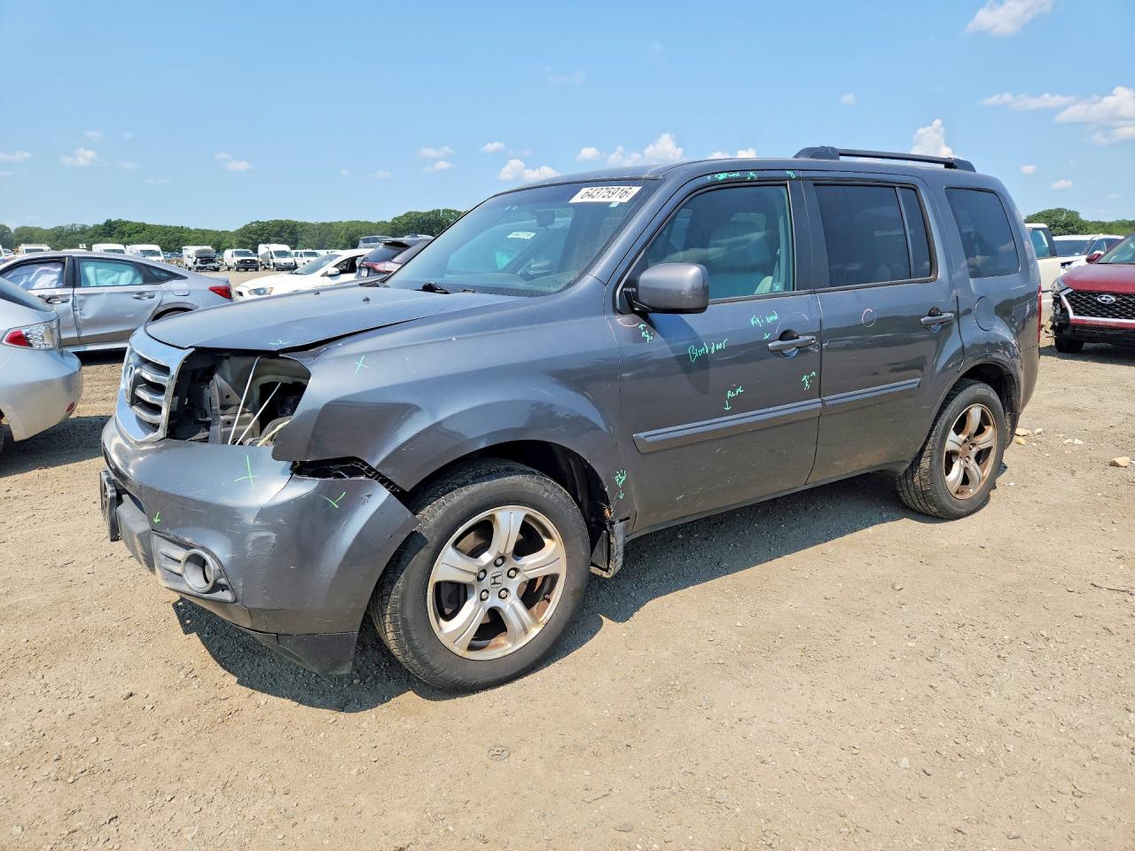 2012 HONDA PILOT EX — Front 3/4
