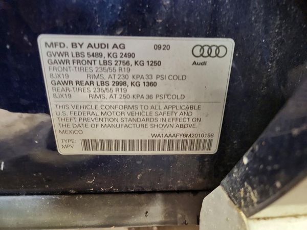 2021 AUDI Q5 quattro Premium