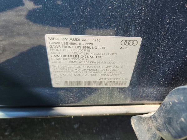 2016 AUDI Q3 quattro Premium Plus