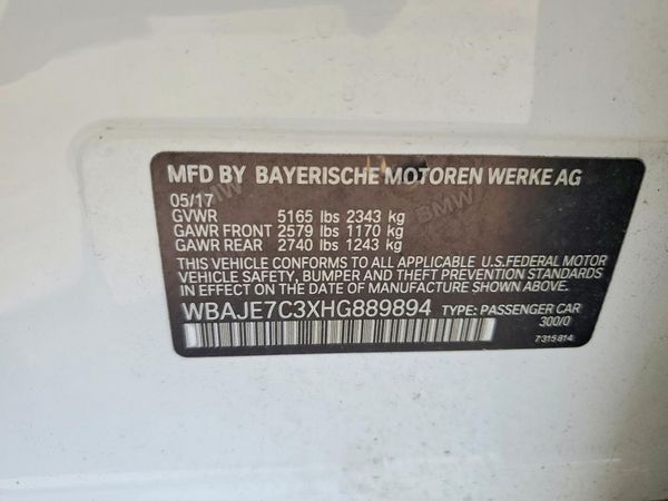2017 BMW 540 xDrive