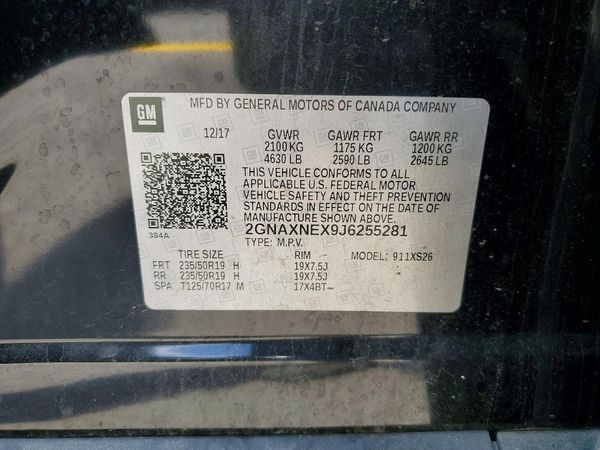 2018 CHEVROLET EQUINOX Premier (2LZ)