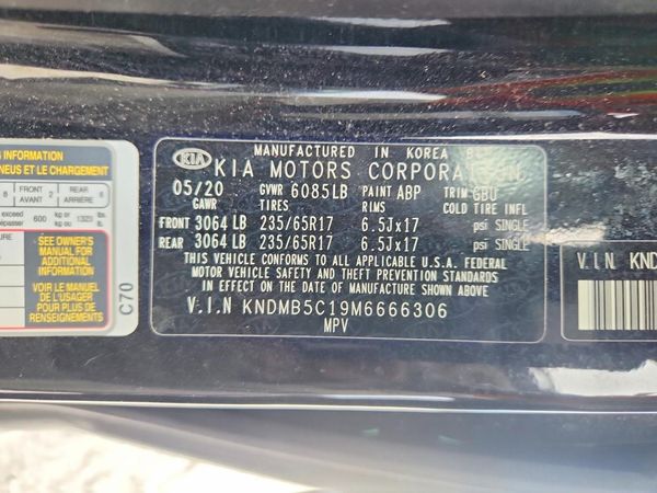 2021 KIA SEDONA LX, EX