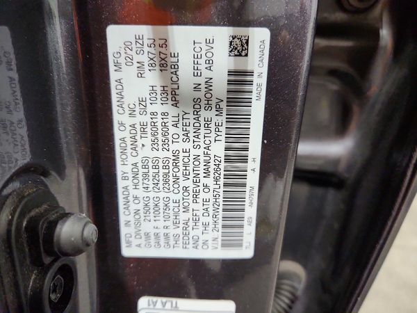 2020 HONDA CR-V EX