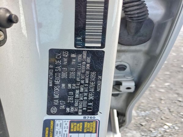 2017 KIA FORTE LX Popular, S