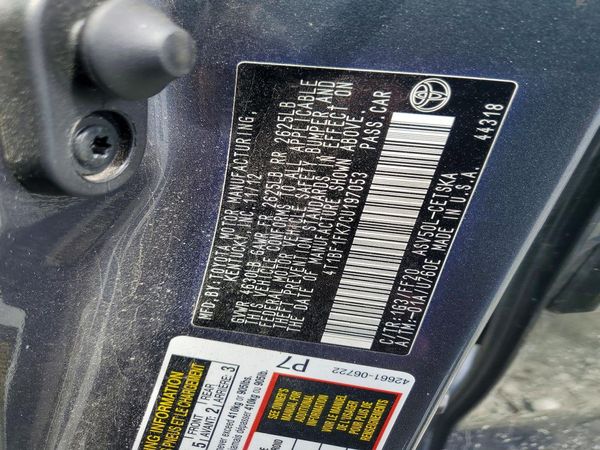 2012 TOYOTA CAMRY