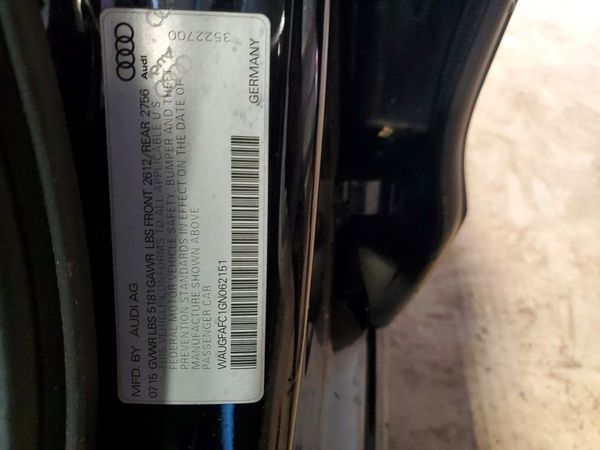 2016 AUDI A6 quattro Premium Plus
