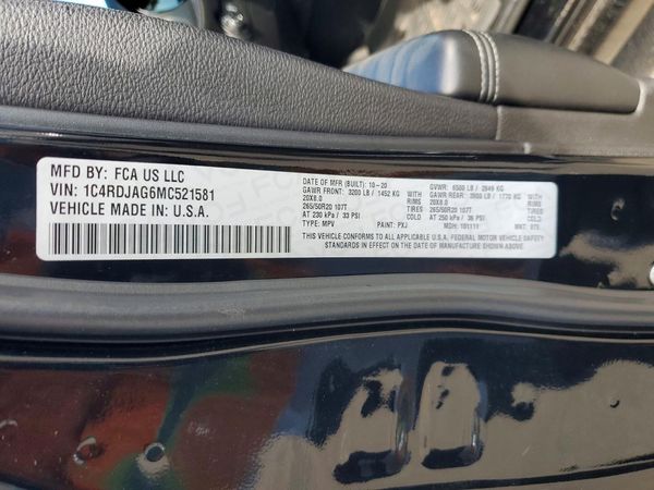 2021 DODGE DURANGO SXT