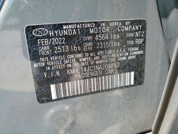 2022 HYUNDAI SONATA