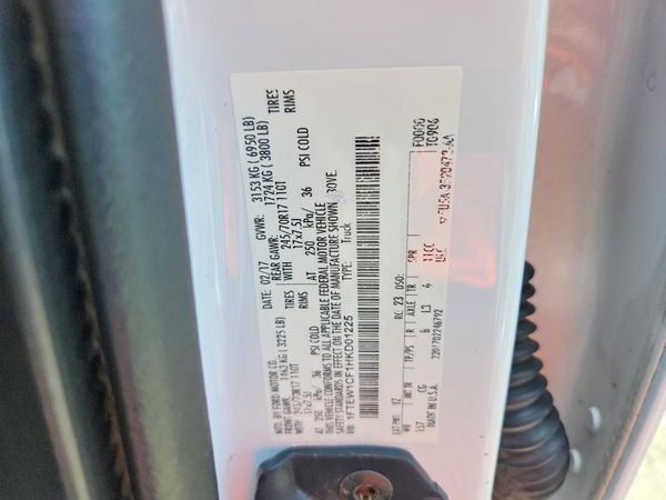2017 FORD F150 SuperCrew