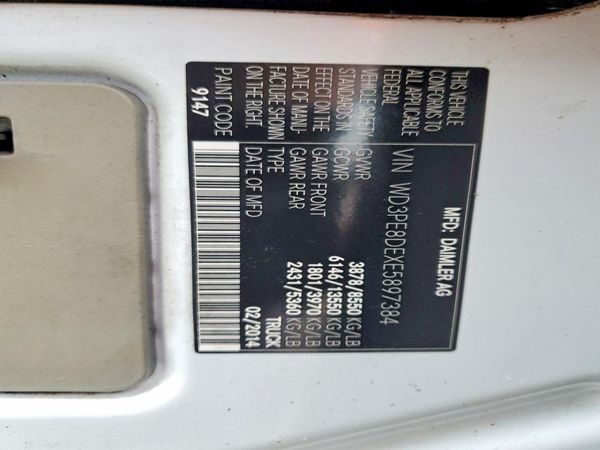 2014 MERCEDES-BENZ SPRINTER High