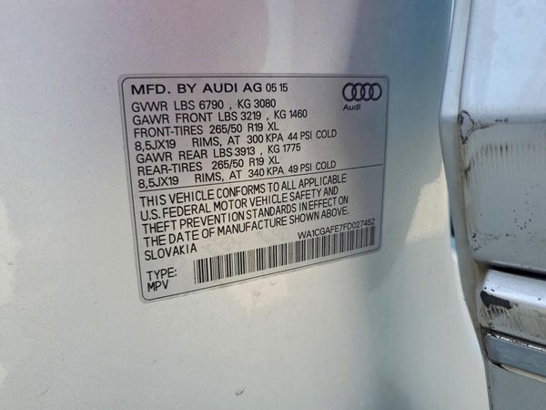 2015 AUDI Q7 Premium